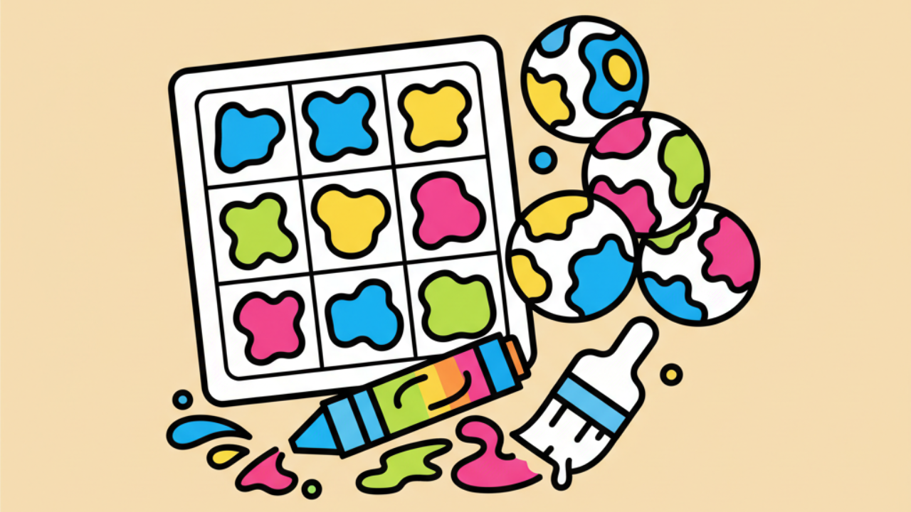 Dibujos de Bingo para Colorear: Personaliza tu Juego