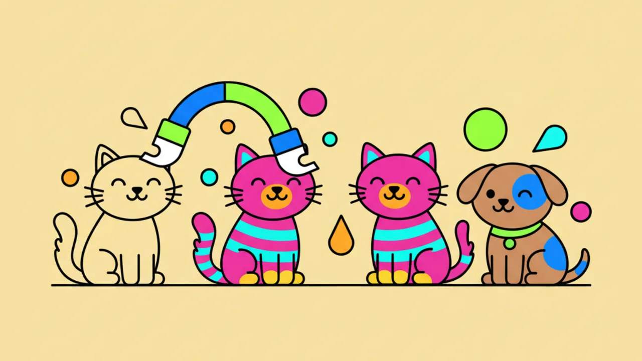 Paso a Paso: Cómo Colorear Personajes y Animales Tiernos
