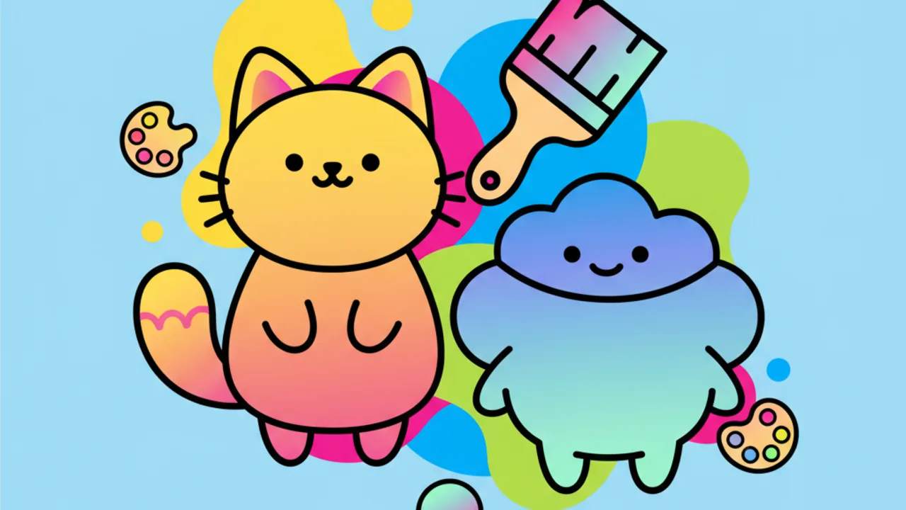 Tips de Degradado para Colorear Line Art y Dibujos Kawaii