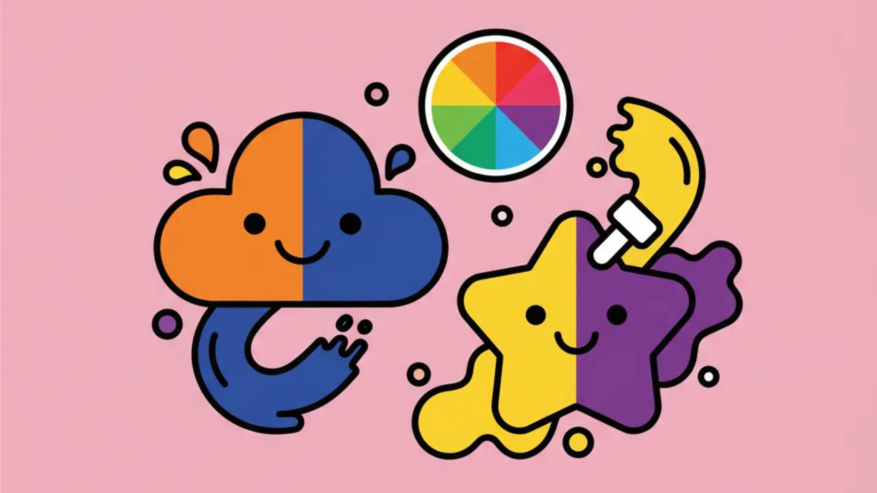 Tips de colores complementarios para dibujos lindos