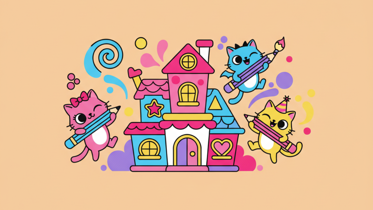 Los mejores dibujos de La Casa de Muñecas de Gabby para colorear