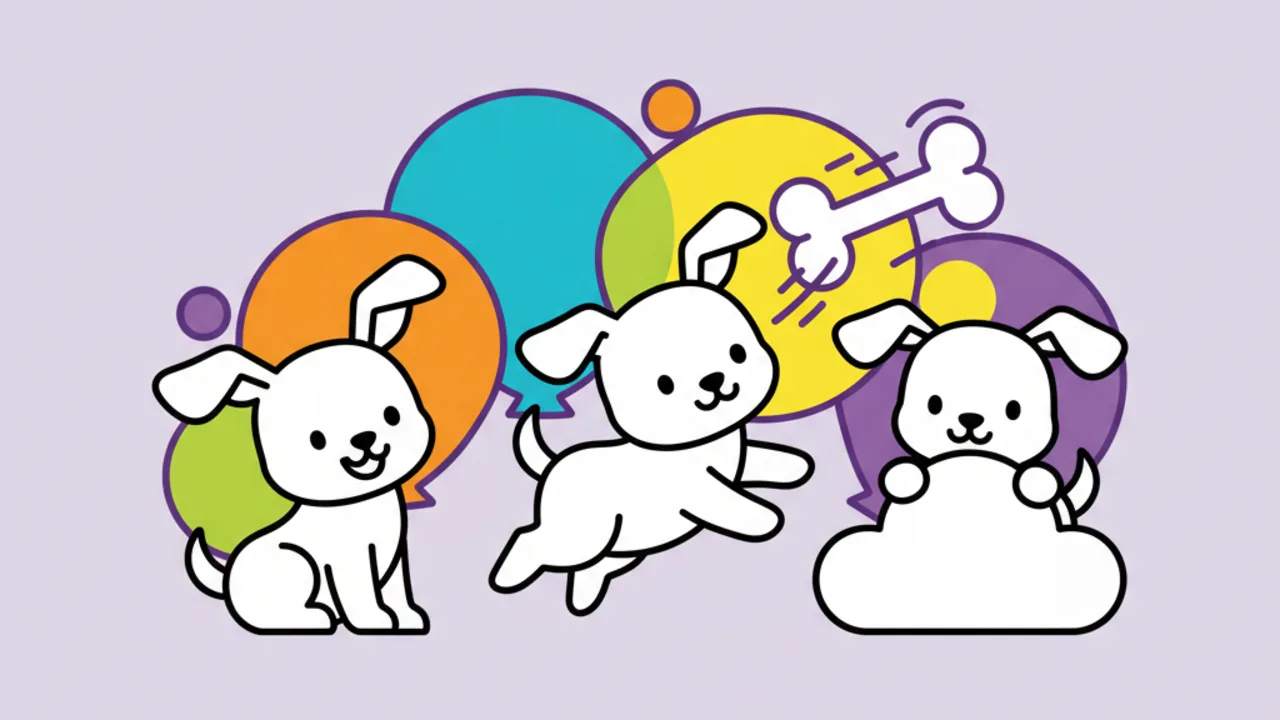 Dibujos de Perritos Tiernos para Colorear e Imprimir