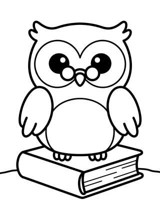 Búho Sabio para Colorear para colorir Desenho de Búho Sabio para Colorear para colorir e imprimir grátis