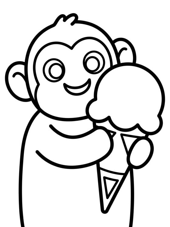 Bingo Comiendo Helado para colorir Desenho de Bingo Comiendo Helado para colorir e imprimir grátis