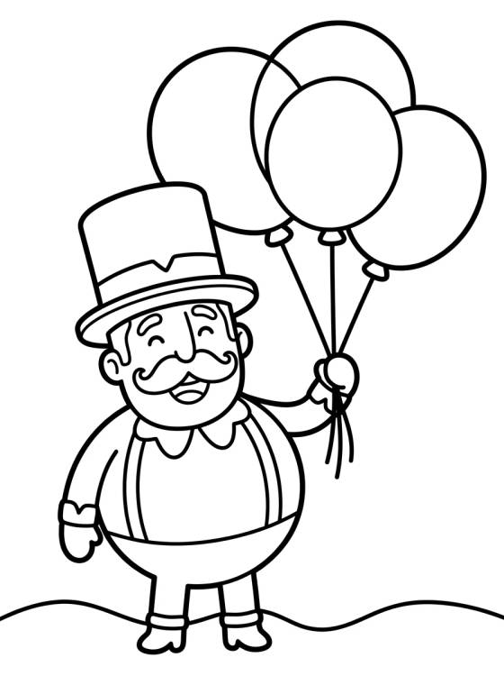 Bita Sosteniendo Globos para colorir Desenho de Bita Sosteniendo Globos para colorir e imprimir grátis