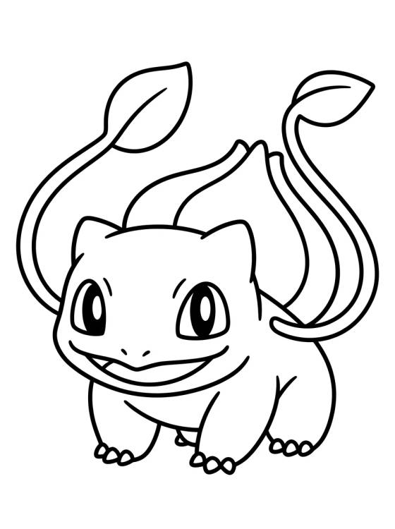 Bulbasaur con Látigo Cepa para colorir Desenho de Bulbasaur con Látigo Cepa para colorir e imprimir grátis