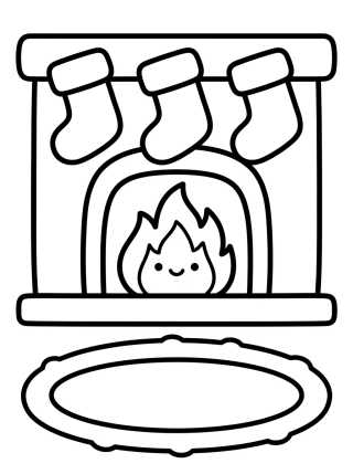 Chimenea Calentita de la Casita para colorir Desenho de Chimenea Calentita de la Casita para colorir e imprimir grátis