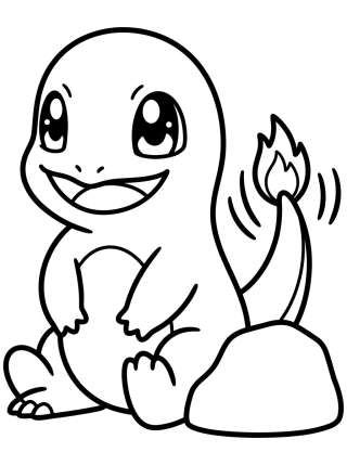Coleção de desenhos para colorir: Charmander para Colorear