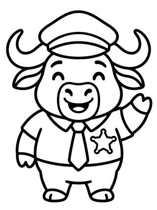 Coleção de desenhos para colorir: Jefe Bogo para Colorear