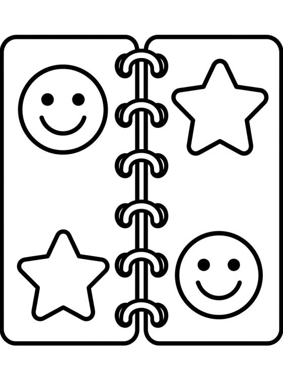 Libreta de Notas Tierna para colorir Desenho de Libreta de Notas Tierna para colorir e imprimir grátis