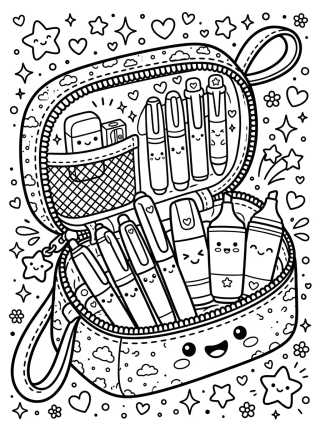 Estuche Lleno de Ternura para colorir Desenho de Estuche Lleno de Ternura para colorir e imprimir grátis