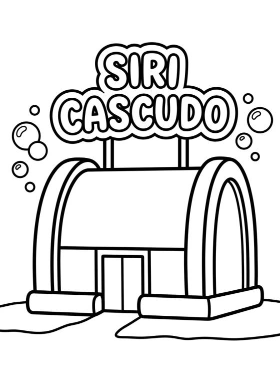 Restaurante El Crustáceo Cascarudo para colorir Desenho de Restaurante El Crustáceo Cascarudo para colorir e imprimir grátis