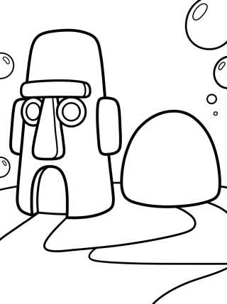 Calle de Fondo de Bikini para colorir Desenho de Calle de Fondo de Bikini para colorir e imprimir grátis
