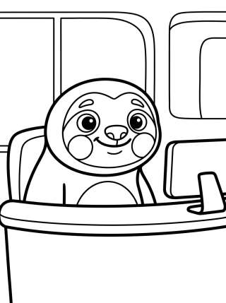 Coleção de desenhos para colorir: Flash de Zootopia para Colorear e Imprimir