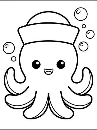 Coleção de desenhos para colorir: Fundo del Mar Tierno