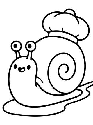 Gary con Gorra Divertida para colorir Desenho de Gary con Gorra Divertida para colorir e imprimir grátis
