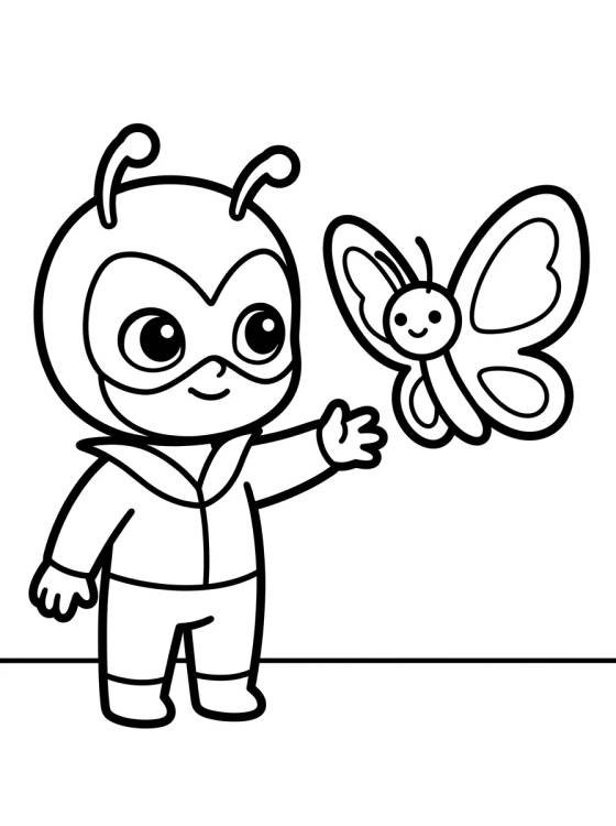 Hawk Moth y la Mariposa Akuma para colorir Desenho de Hawk Moth y la Mariposa Akuma para colorir e imprimir grátis