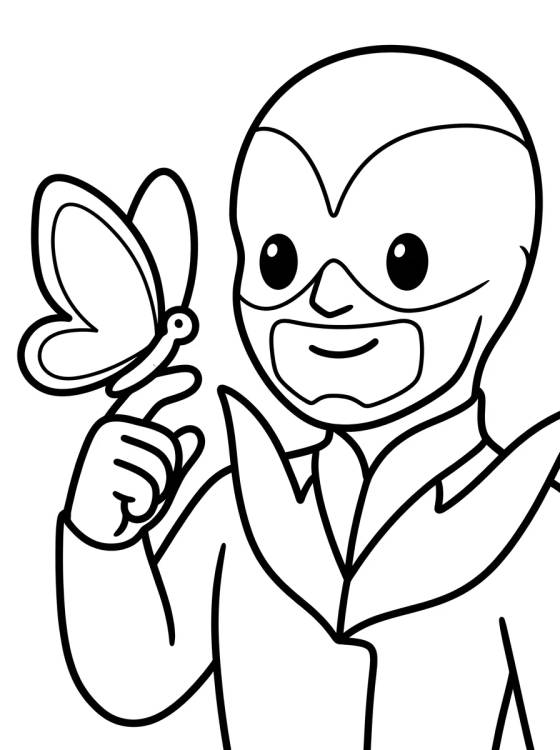 Hawk Moth Tierno con Akuma para colorir Desenho de Hawk Moth Tierno con Akuma para colorir e imprimir grátis