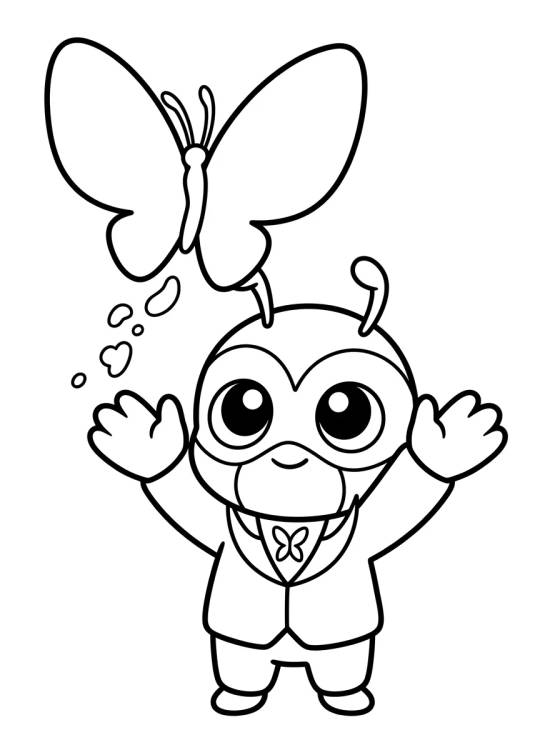 Hawk Moth Enviando un Akuma para colorir Desenho de Hawk Moth Enviando un Akuma para colorir e imprimir grátis