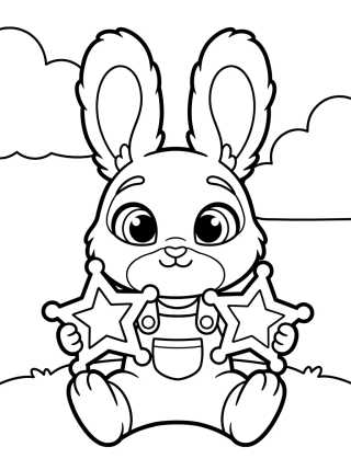 Judy Hopps Bebé Tierna para colorir Desenho de Judy Hopps Bebé Tierna para colorir e imprimir grátis