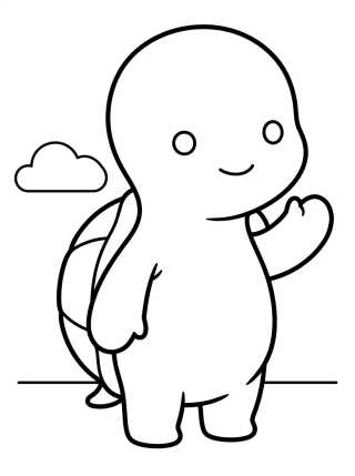 Kwami Wayzz Calmado para colorir Desenho de Kwami Wayzz Calmado para colorir e imprimir grátis