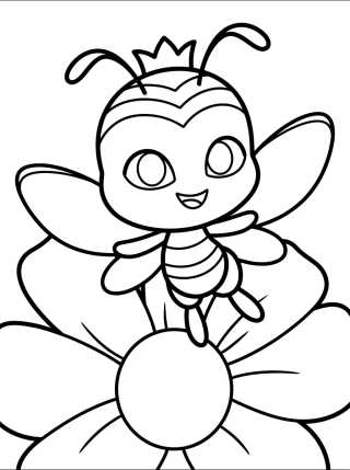 Pollen la Kwami de la Abeja para colorir Desenho de Pollen la Kwami de la Abeja para colorir e imprimir grátis