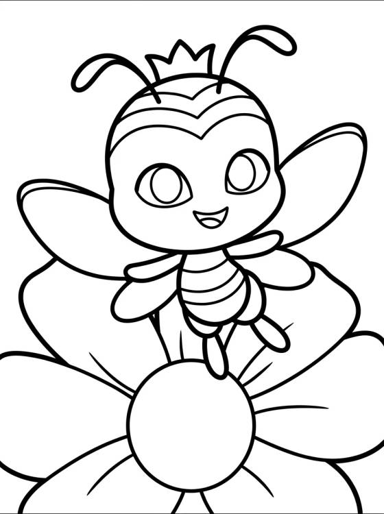 Pollen la Kwami de la Abeja para colorir Desenho de Pollen la Kwami de la Abeja para colorir e imprimir grátis