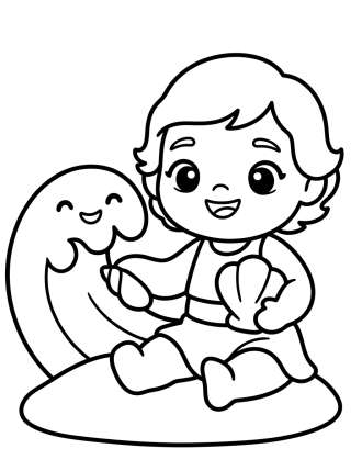 Coleção de desenhos para colorir: Dibujos de Moana para Colorear