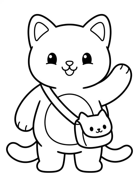 Pandy Patas com Bolsito Tierno para colorir Desenho de Pandy Patas com Bolsito Tierno para colorir e imprimir grátis