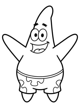 Coleção de desenhos para colorir: Patrick Estrella para Colorear