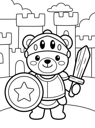 Coleção de desenhos para colorir: Personajes Tiernos para Colorear