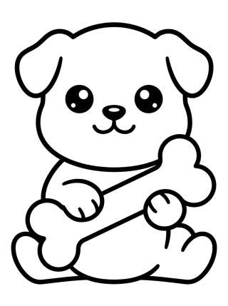 Coleção de desenhos para colorir: Mascotas Tiernas para Colorear