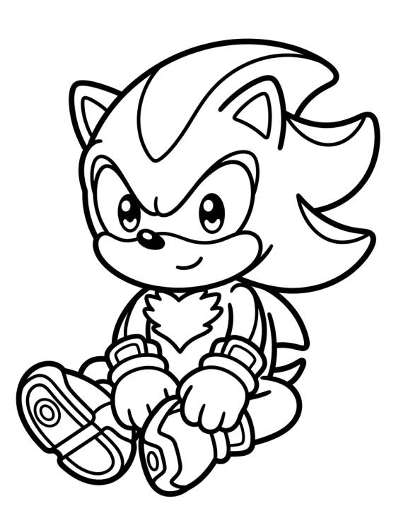 Shadow Tierno en Estilo Kawaii para colorir Desenho de Shadow Tierno en Estilo Kawaii para colorir e imprimir grátis