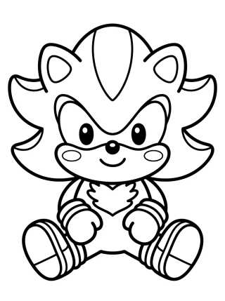 Shadow Tierno Estilo Kawaii para colorir Desenho de Shadow Tierno Estilo Kawaii para colorir e imprimir grátis