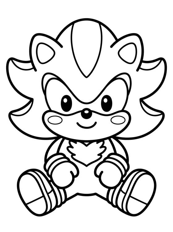 Shadow Tierno Estilo Kawaii para colorir Desenho de Shadow Tierno Estilo Kawaii para colorir e imprimir grátis