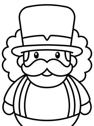 Tito con Sombrero de Bita para colorir Desenho de Tito con Sombrero de Bita para colorir e imprimir grátis
