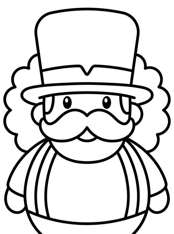 Tito con Sombrero de Bita para colorir Desenho de Tito con Sombrero de Bita para colorir e imprimir grátis