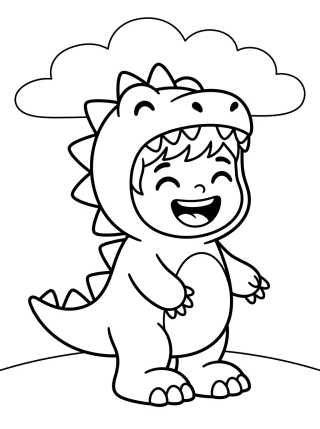 Tito de Dinosaurio para colorir Desenho de Tito de Dinosaurio para colorir e imprimir grátis