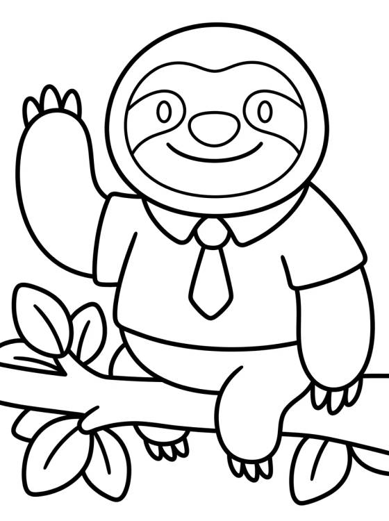 Flash el Perezoso Sonriente para colorir Desenho de Flash el Perezoso Sonriente para colorir e imprimir grátis